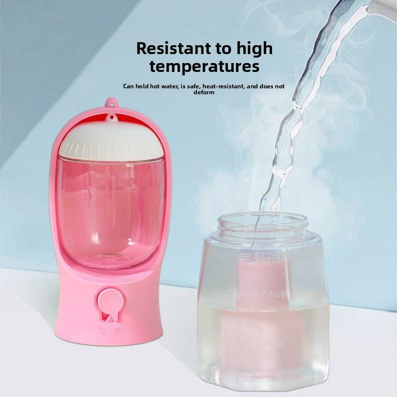 3-in-1 BPA-Free Pet Water Bottle - Leak-Proof Lock-Seal Dog Travel Supplies with Built-In Filtration, Food Storage, Poop Bag Dispenser, Sealed Bags, Mess-Free Design, Travel-Friendly Hiking Accessory
