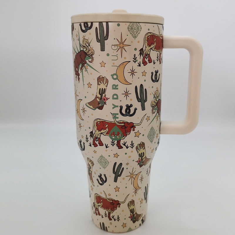 Large-capacity leak-proof insulated cup